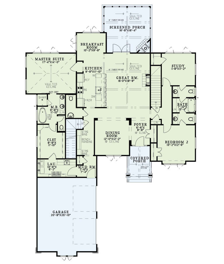 House Plan House Plan #29189 Drawing 1