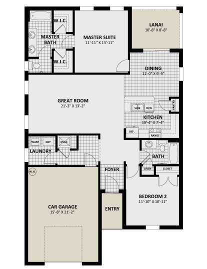Main Floor  for House Plan #3978-00275