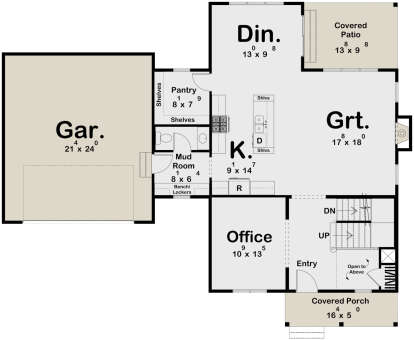 Main Floor  for House Plan #963-00789