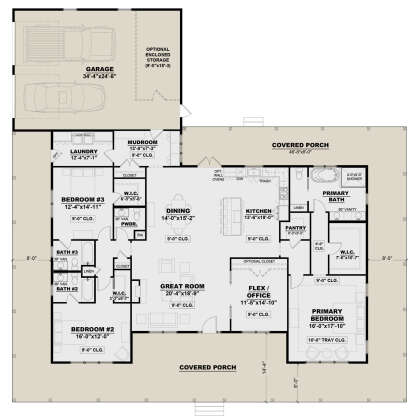 Main Floor  for House Plan #7568-00020