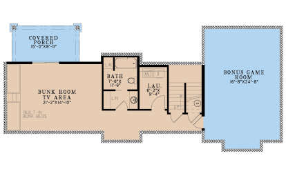 Basement for House Plan #8318-00350