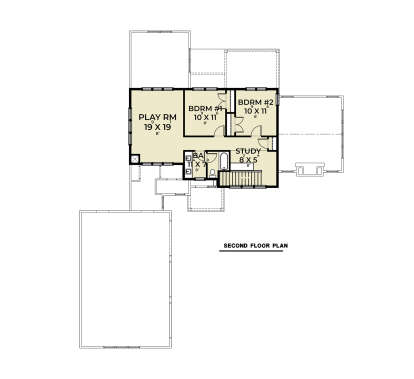 Second Floor for House Plan #2464-00102