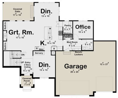 Main Floor  for House Plan #963-00800