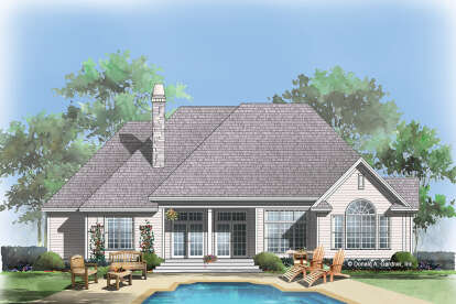 Traditional House Plan #2865-00379 Elevation Photo