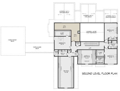 Second Floor for House Plan #940-00794
