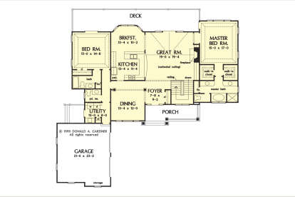 Main Floor  for House Plan #2865-00386