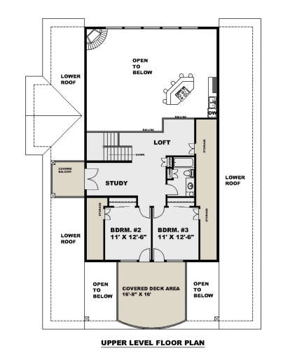 Second Floor for House Plan #039-00738