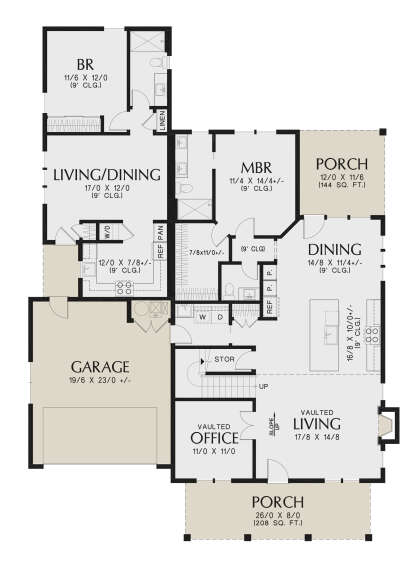 Main Floor for House Plan #2559-00982
