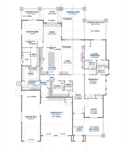 Main Floor  for House Plan #425-00053