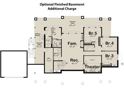 Basement for House Plan #963-00806