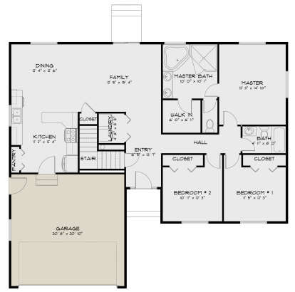 Main Floor  for House Plan #2802-00228
