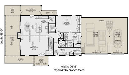 Main Floor  for House Plan #940-00810