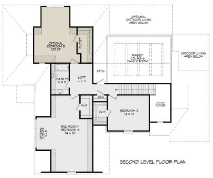 Second Floor for House Plan #940-00814