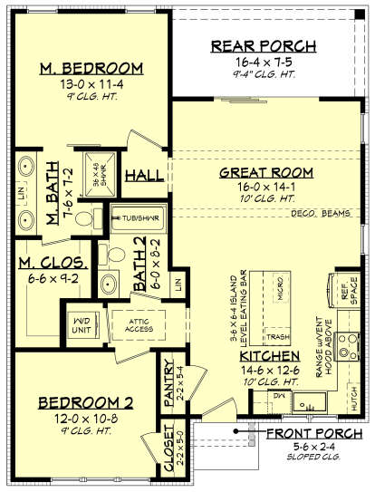 Main Floor  for House Plan #041-00331