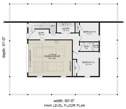 First Floor for House Plan #940-00818