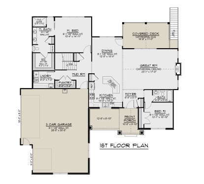 Main Floor  for House Plan #5032-00252