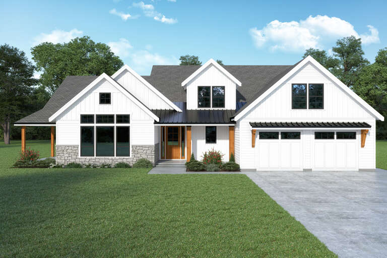 House Plan House Plan #29461 Front Elevation 