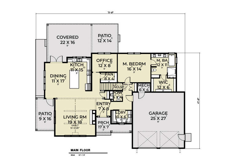 House Plan House Plan #29461 Drawing 1
