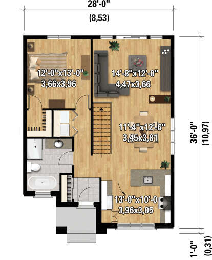 Main Floor  for House Plan #6146-00567