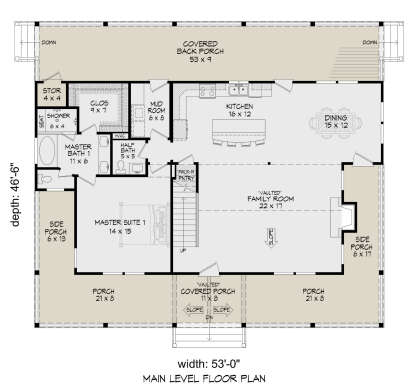 Main Floor  for House Plan #940-00844
