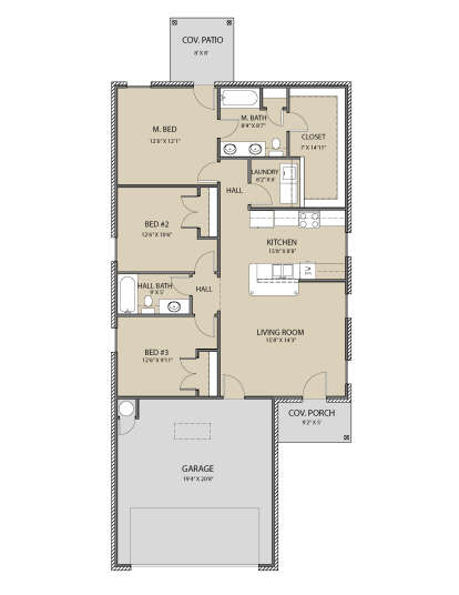 Main Floor  for House Plan #677-00017