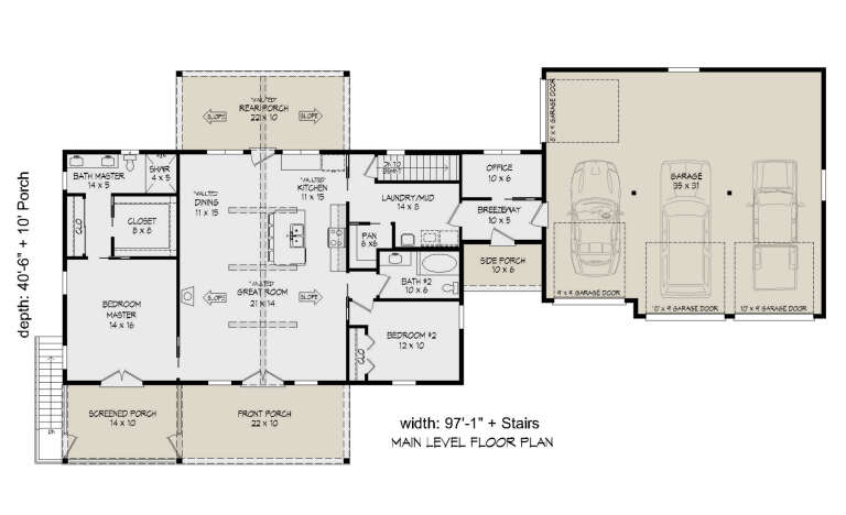 House Plan House Plan #29534 Drawing 1