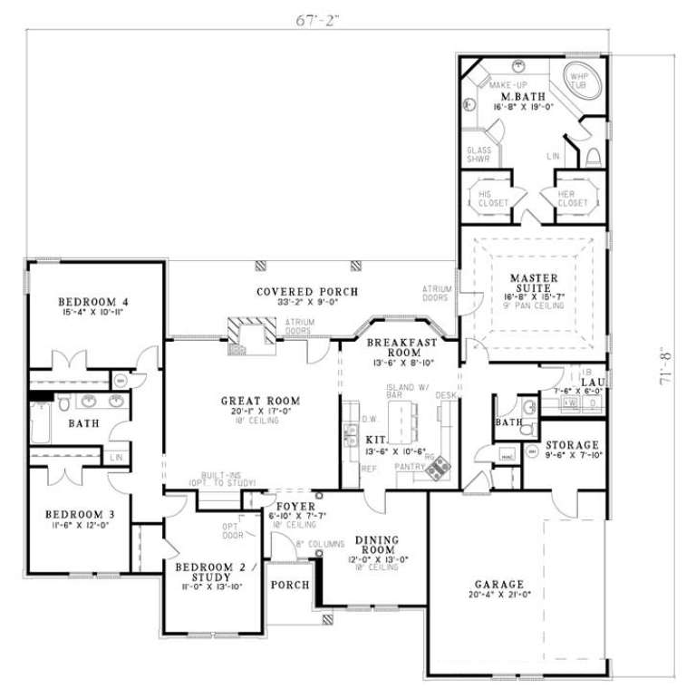 House Plan House Plan #2954 Drawing 1