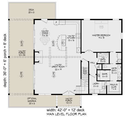 Main Floor  for House Plan #940-00852