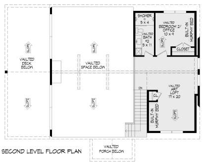 Second Floor for House Plan #940-00852