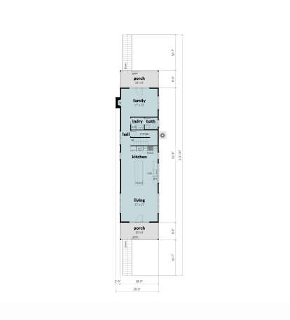 Main Floor for House Plan #028-00197