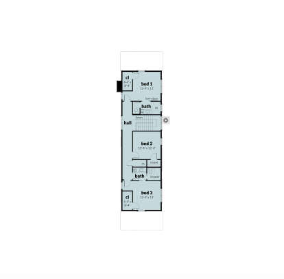 Second Floor for House Plan #028-00197