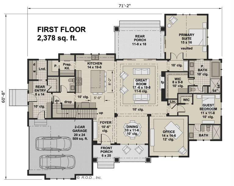 House Plan House Plan #29569 Drawing 1