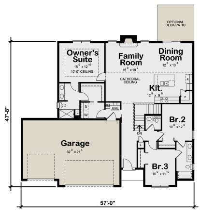 Main Floor  for House Plan #402-01806