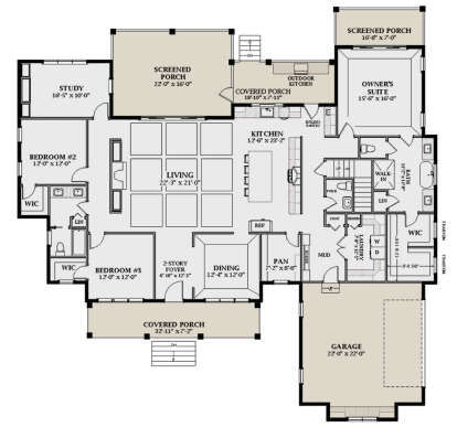 Main Floor  for House Plan #6849-00148