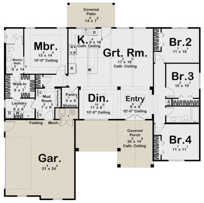 Main Floor  for House Plan #963-00820