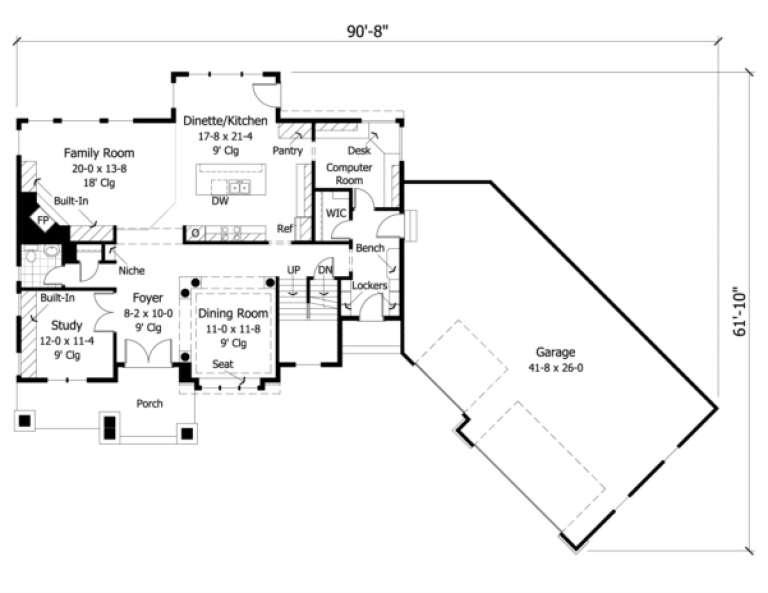 House Plan House Plan #2962 Drawing 1