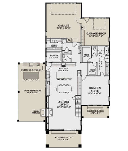 Main Floor  for House Plan #6849-00152