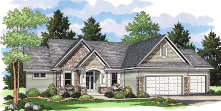 House Plan House Plan #2964 Front Elevation