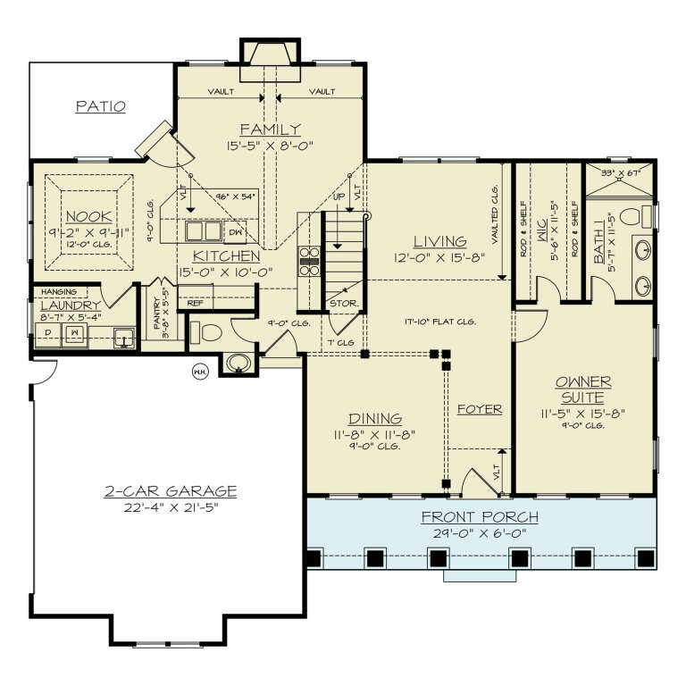 House Plan House Plan #29640 Drawing 1