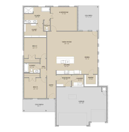 Main Floor  for House Plan #677-00019