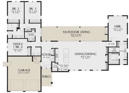 Main Floor  for House Plan #2559-00990