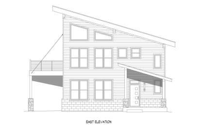 Modern House Plan #940-00872 Elevation Photo