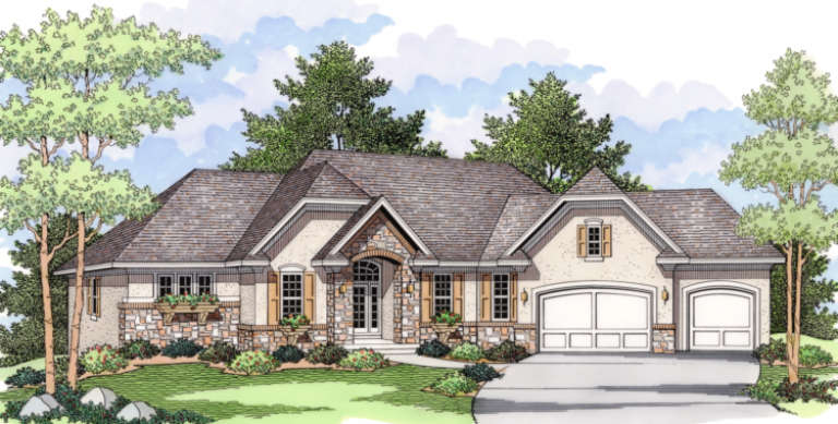 House Plan House Plan #2967 Front Elevation
