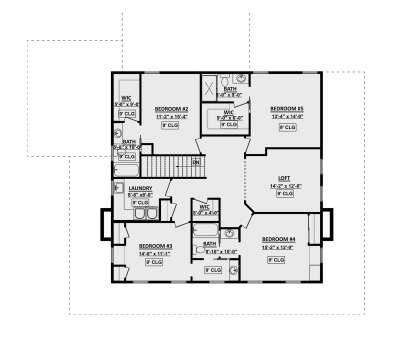 Floorplan 2 for House Plan #1958-00015