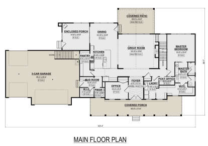 Main Floor  for House Plan #1958-00026