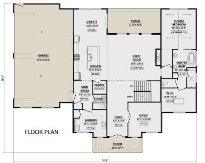 Main Floor  for House Plan #1958-00029