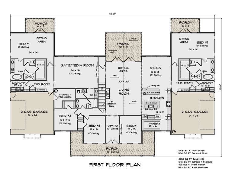 House Plan House Plan #29703 Drawing 1