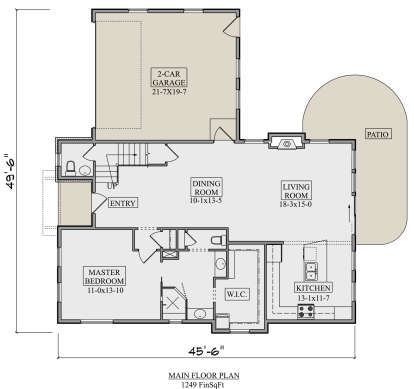 Main Floor  for House Plan #5631-00225