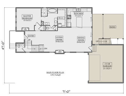 Main Floor  for House Plan #5631-00227