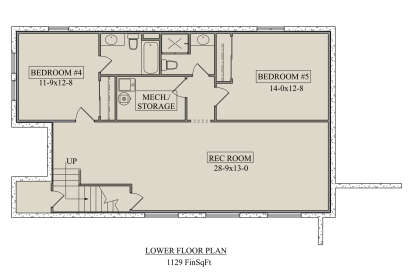 Basement for House Plan #5631-00227